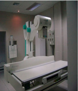 A seven year old analog Fluoroscopy X-Ray model A seven year old analog Fluoroscopy X-Ray model